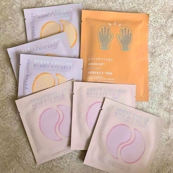 Brand New Patchology Self Warming Hand Mask & 6 Serve Chilled Eye Gels Patches - Picture 1 of 8